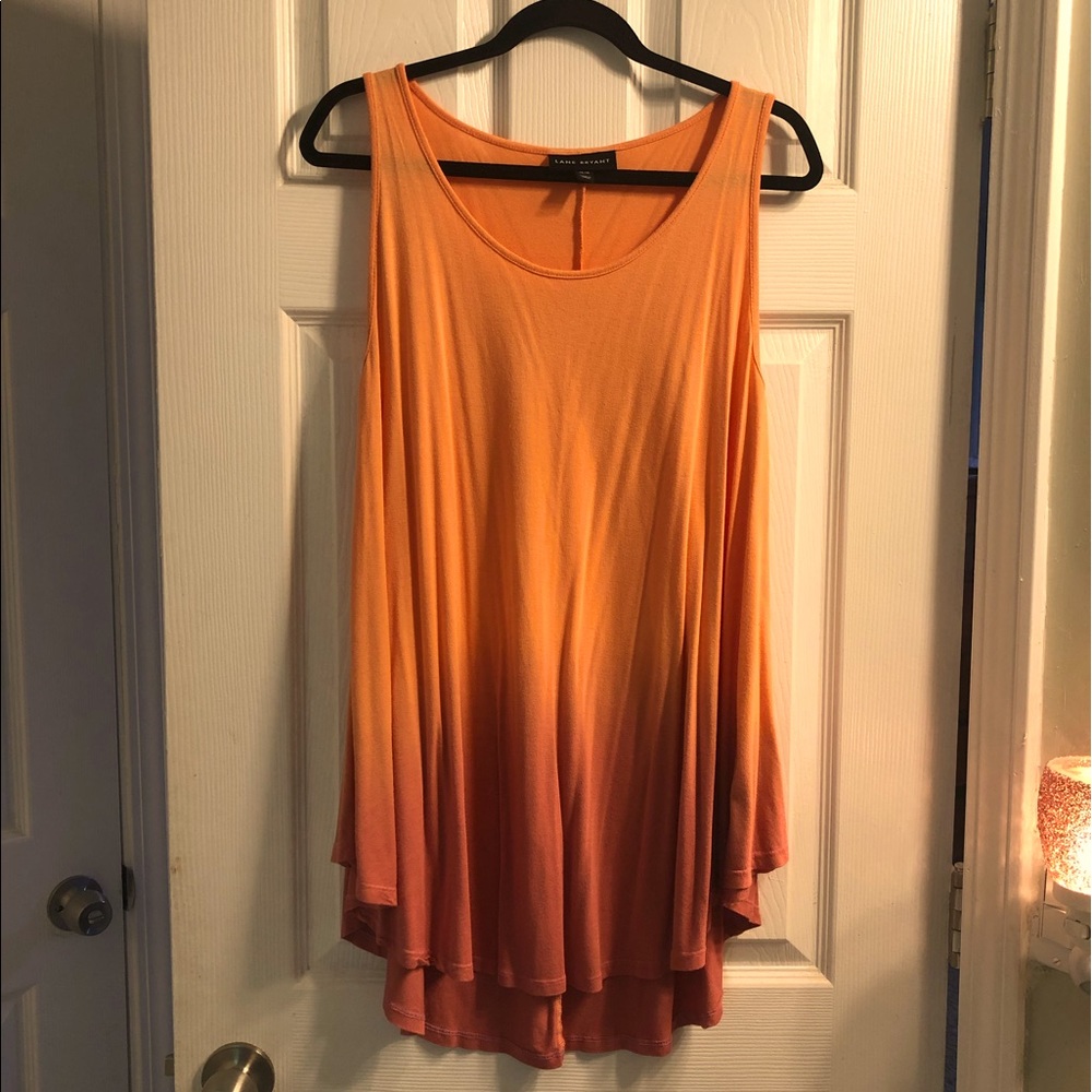 EUC Lane Bryant ombré swing tank size 14/16